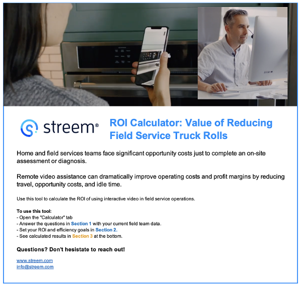 ROI Calculator: Value of Reducing Field Service Truck Rolls